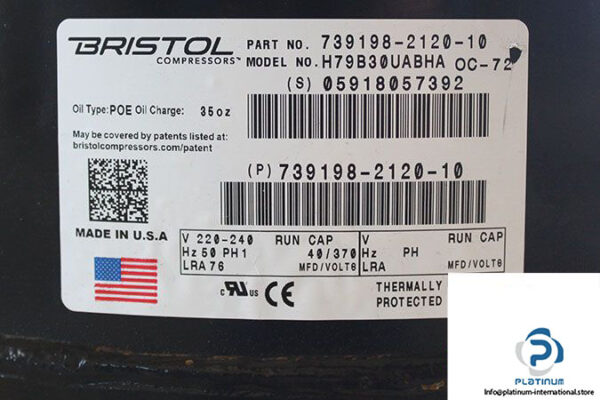 bristol-h79b30uabha-compressor-2