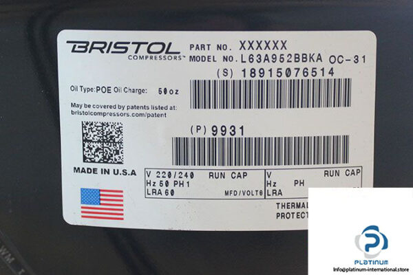 bristol-l63a952bbka-compressor-2