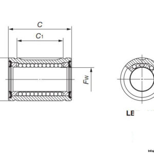 iko-lbe-30-uu-closed-linear-ball-bushing-4