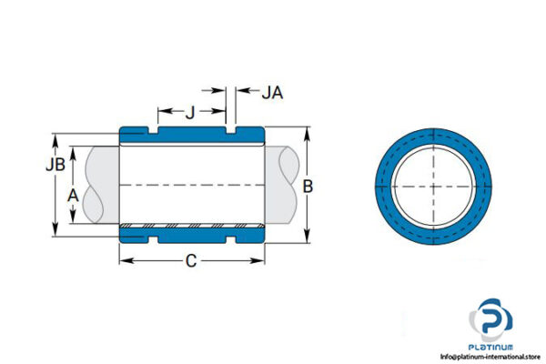 pbc-fmt20-closed-thin-wall-linear-plain-bearing-3