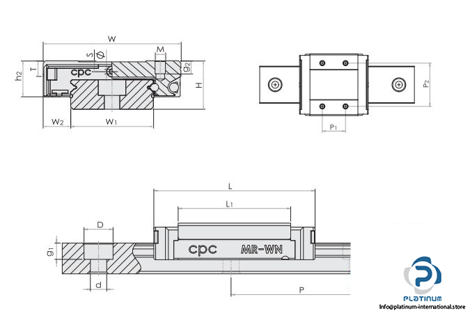 cpc mr12wn linear guideway block cpc-mr12wn-linear-guideway-block-2