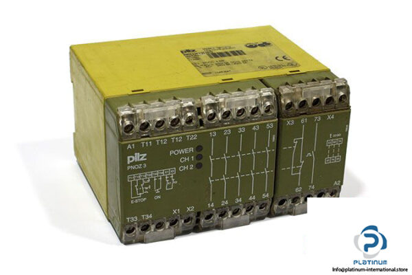 pilz-PNOZ-3-24-V-DC-5S1O-emergency-stop-relay