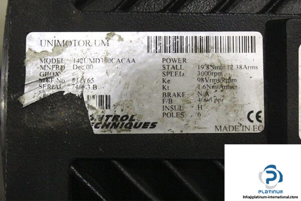 control-techniques-142umd330cacaa-brushless-ac-servomotor-2