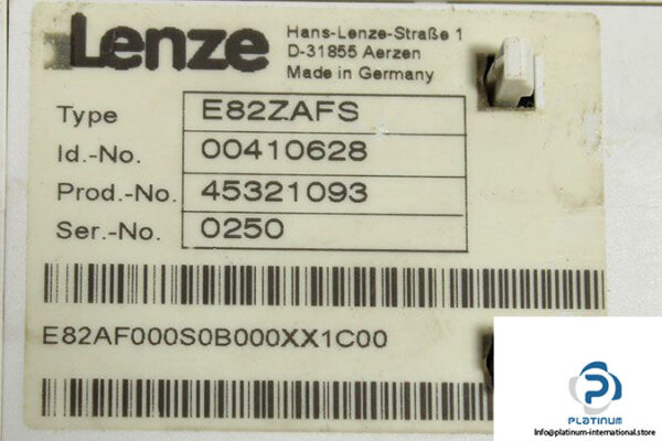 lenze-e82zafs-function-module-2