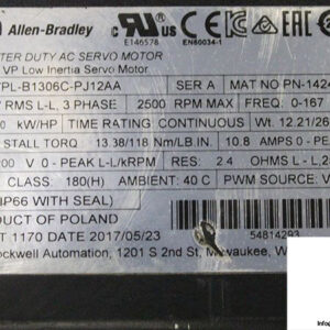 allen-bradley-vpl-b1306c-pj12aa-permanent-magnet-servo-motor-2