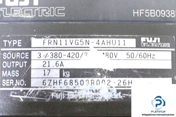 fuji-frn11vg5n-4ahu11-frequency-inverter-2