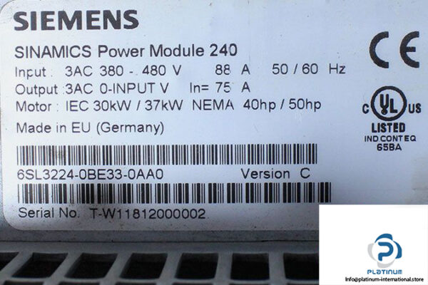 siemens-6sl3224-0be33-0aa0-power-module-2
