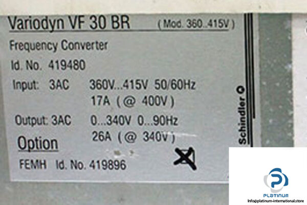 schindler-vf30br-frequency-converter-2