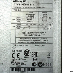 schneider-atv61hd90y418-variable-speed-drive-2