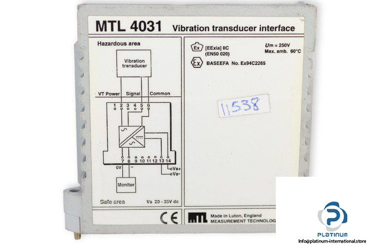 MTL-4031-vibration-transducer-interface-(used)-2