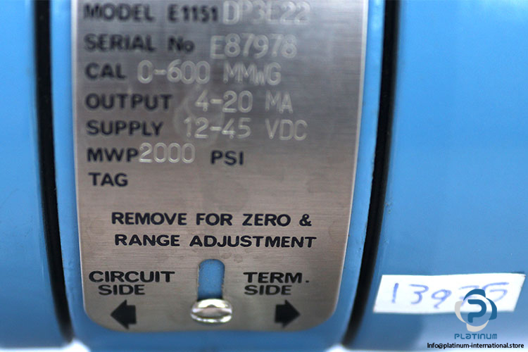 rosemount-E1151DP3E22-differential-pressure-transmitter-(Used)-3