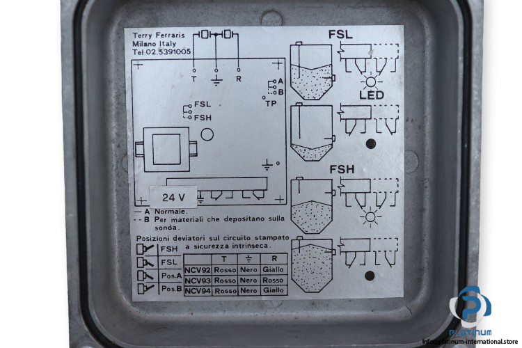 terry-ferraris-NCV-92-electronic-level-switch(used)-3