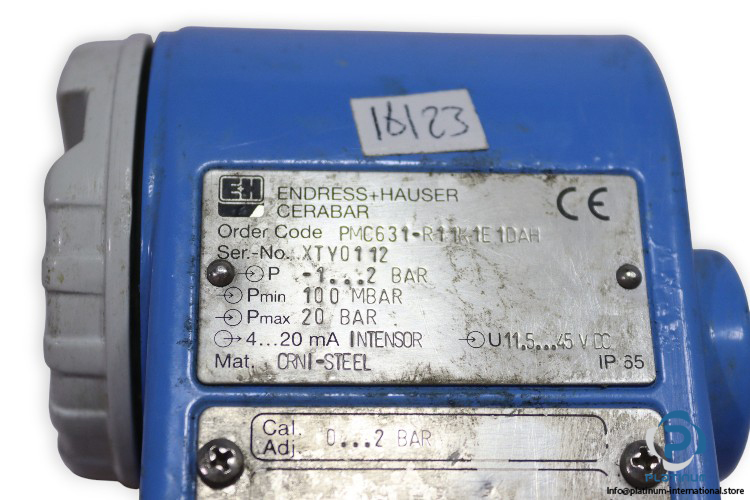 endress-hauser-pmc631-r1-1k-1e-1dah-pressure-transmitter(used)-2