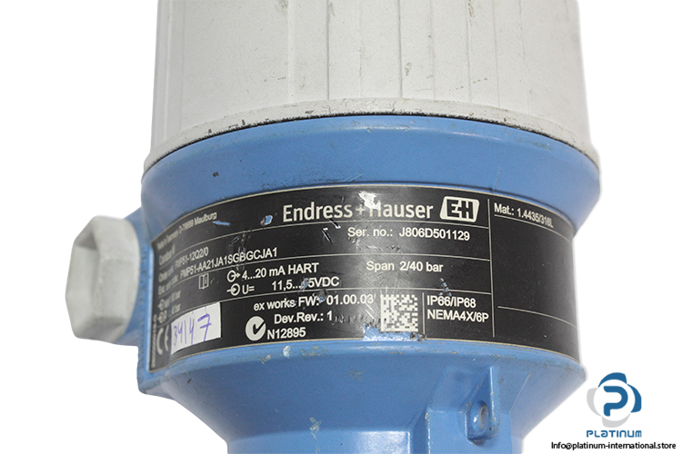 endress-hauser-CERABAR-M-PMP51-12Q2_0-absolute-and-gauge-pressure-transmitter-(New)-2