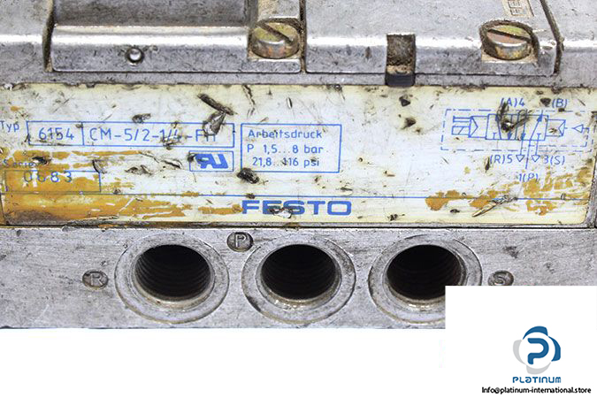 festo-6154-single-solenoid-valve-with-plate-2