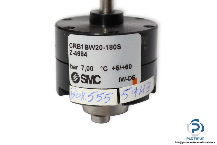 smc-CRB1BW20-180S-vane-type-rotary-actuator-used-2