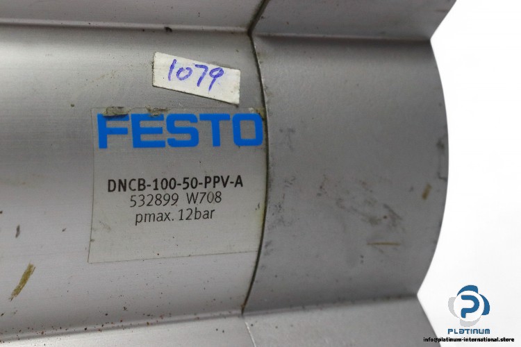festo-DNCB-100-50-PPV-A-pneumatic-cylinder)used)-1