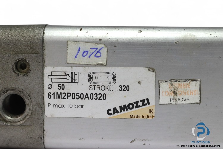 camozzi-61M2P050A0320-pneumatic-cylinder(used)-1
