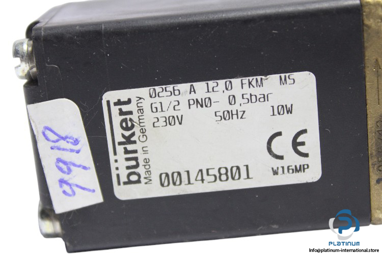 burkert-0256-A-12_0-FKM-M5-single-solenoid-valve-used-2