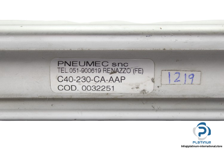 pneumec-snc-C40-230-CA-AAP-iso-cylinder-(Used)-1