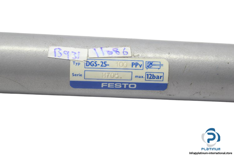 festo-DGS-25-100-PPV-round-cylinder-(Used)-1