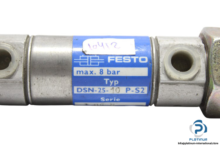 festo-DSN-25-10P-S2-round-cylinder-(Used)-1