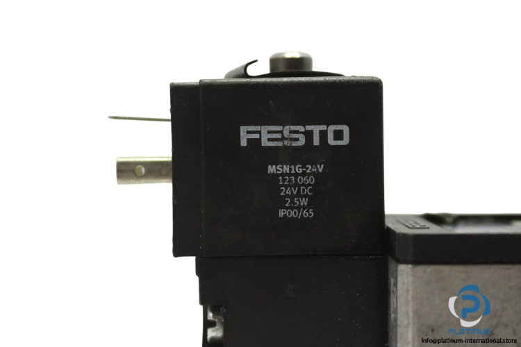 Festo-159690-double-solenoid-valve-with-coil(used)-1