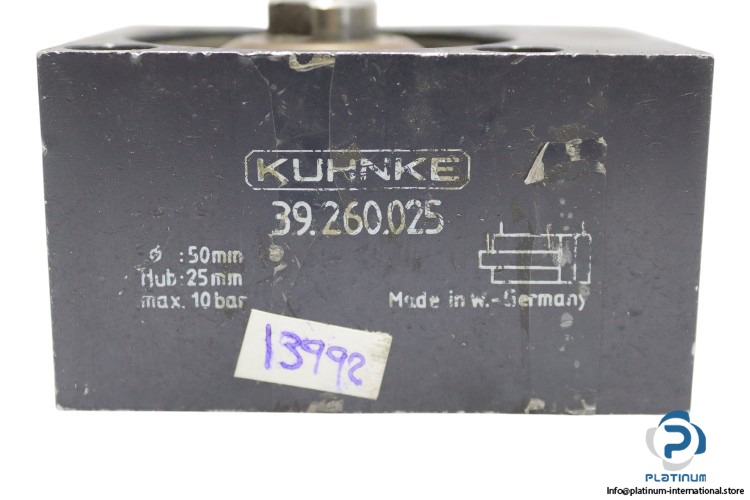 Kuhnke-39.260.025-clamping-cylinder(used)-1