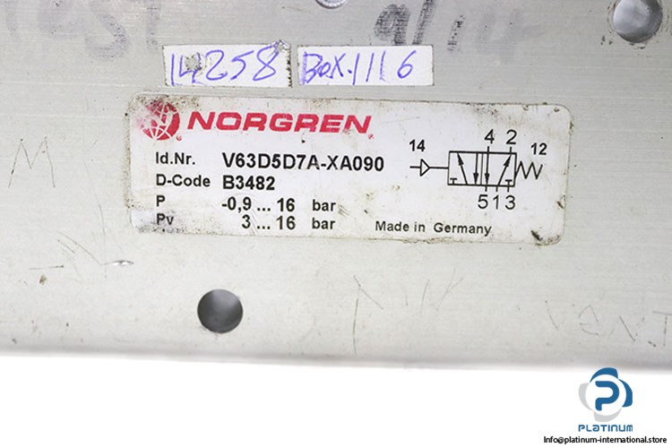 norgren-V63D5D7A-XA090-pilot-actuated-directional-control-valve-(Used)-1