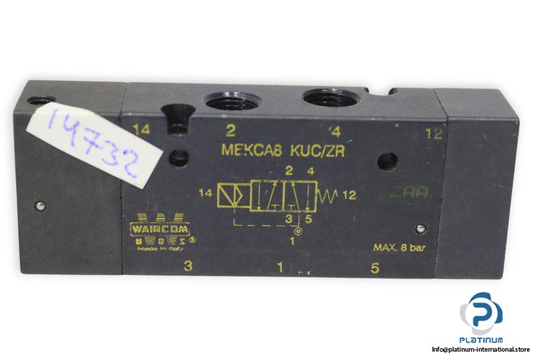 waircom-MEKCA8-KUC_ZR-single-solenoid-valve-without-coil-(used)-1