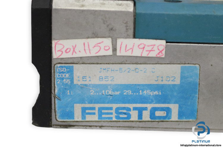 festo-151852-double-solenoid-valve-with-coil-(used)-1