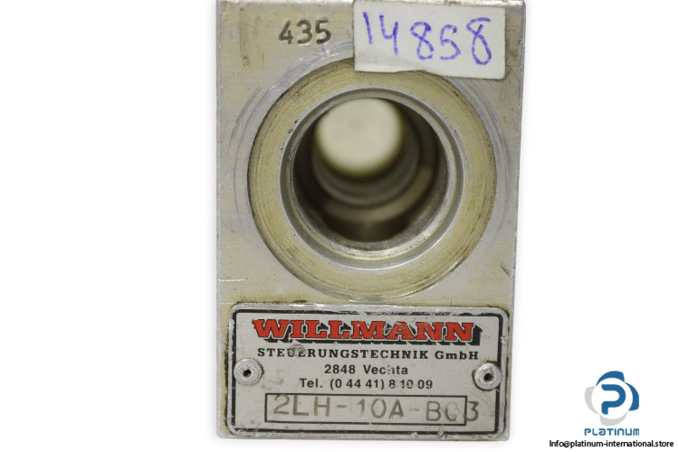 willmann-2LH-10A-B03-2-way-valve-body-used-1
