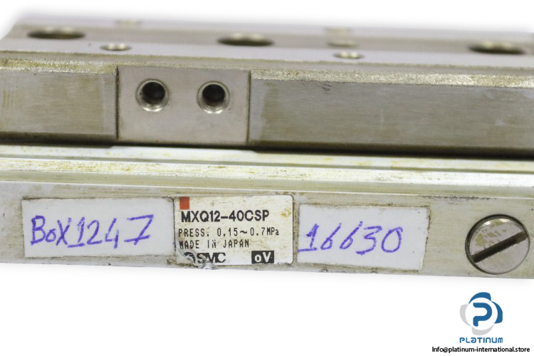 smc-MXQ12-40CSP-air-slide-table(used)-1
