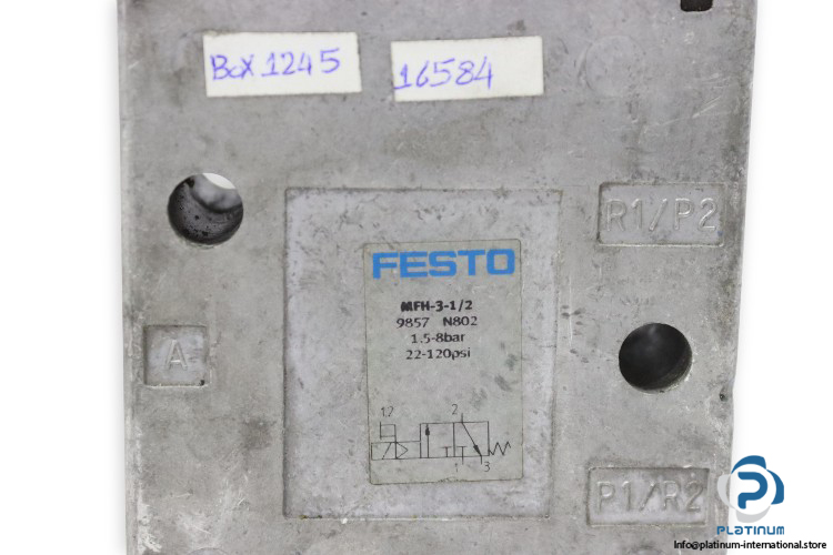 Festo-9857-solenoid-valve(used)-1