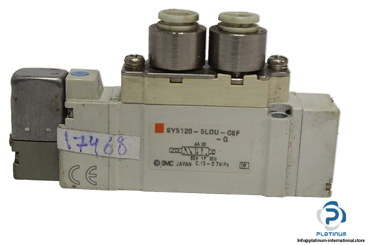 smc-SY5120-5LOU-C6F-Q-5-port-single-solenoid-valve-(used)-1
