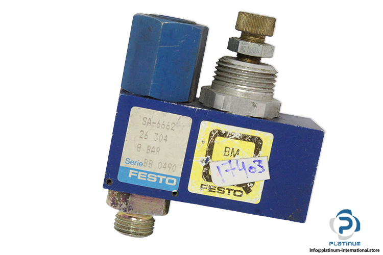 festo-SA-6662-manual-valve-(used)-1