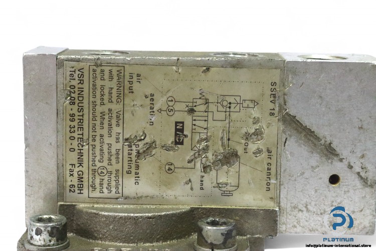vsr-ssev-18-pneumatic-valve(used)-2
