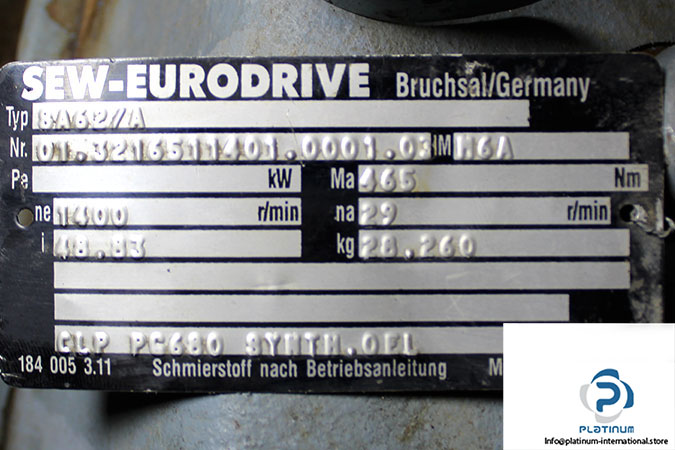 sew-SA62-R42-DT71C-4-gearmotor-2-used