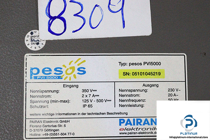 pairan-PESOS-PVI5000-solar-inverter-(New)-4