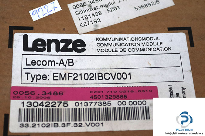 lenze-EMF2102IBCV001-communication-module-used-3