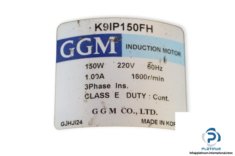 ggm-K9IP150FH-induction-motor-(used)-2