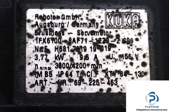 kuka-1FK6100-8AF71-1ZZ9-ZS99-servo-motor-(used)-2