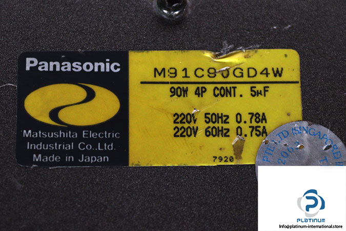 panasonic-M91C90GD4W-induction-motor-(used)-2