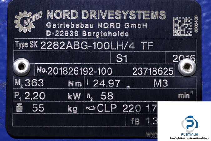 nord-SK2282ABG-100LH_4TF-gear-motor-used-2