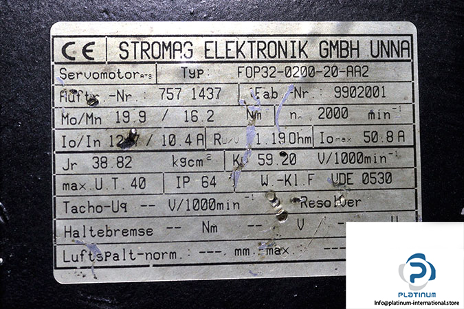 stromag-FOP32-0200-20-AA2-servo-motor-(used)-2