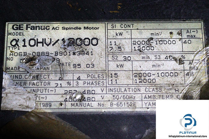 ge-fanuc-A06B-0889-B901-3341-ac-spindle-motor-used-2
