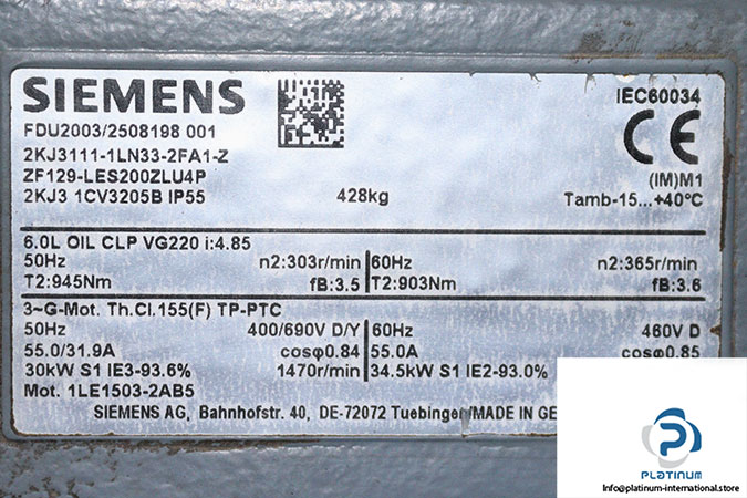 siemens-2KJ3111-1LN33-2FA1-Z-gear-motor-new-2