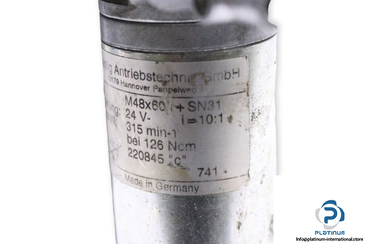 kaehlig-antriebstechnik-M48x601-SN31-gear-motor-used-3