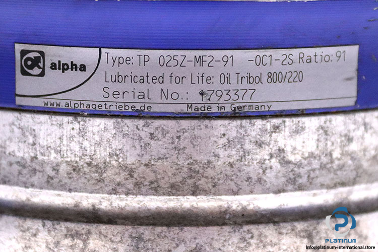 alpha-TP-025Z-MF2-91-0C1-2S-planetary-gearbox(used)-2
