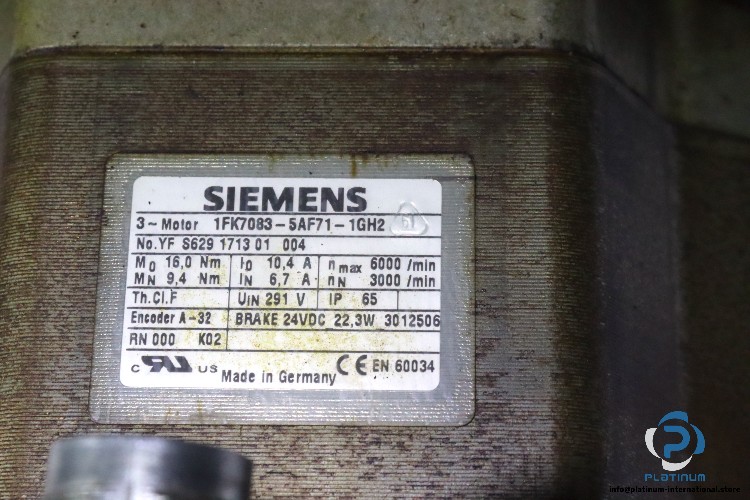 siemens-1FK7083-5AF71-1GH2-servo-motor(used)-3